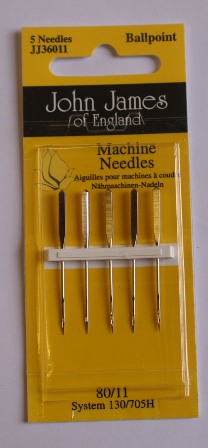 Ball Point Needles size 11/80 - Click Image to Close